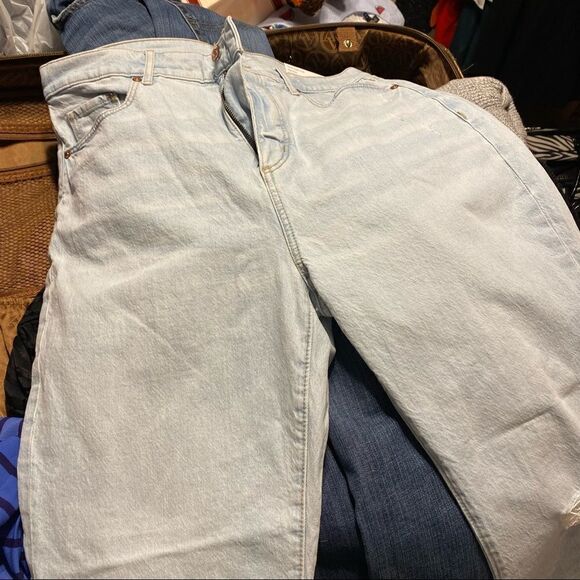 Loft High Rise Straight Jeans Size 30 - Picture 4 of 7